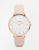 Pink Leather Watch